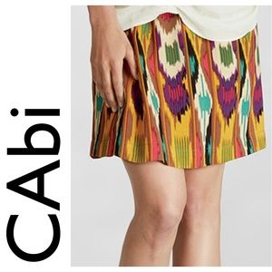 CAbi Ikat Bella Skirt Tribal Elastic